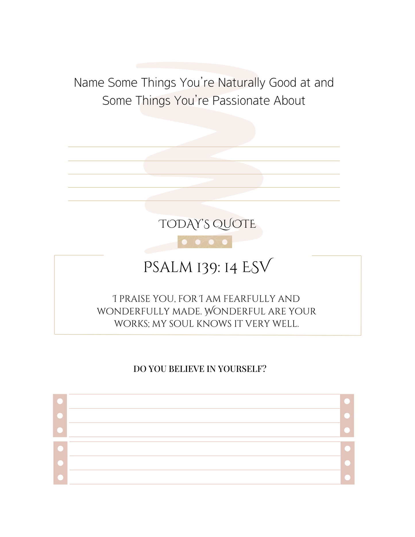 Walking In Purpose Journal