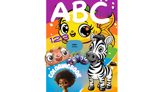 ABC 123 Coloring Book