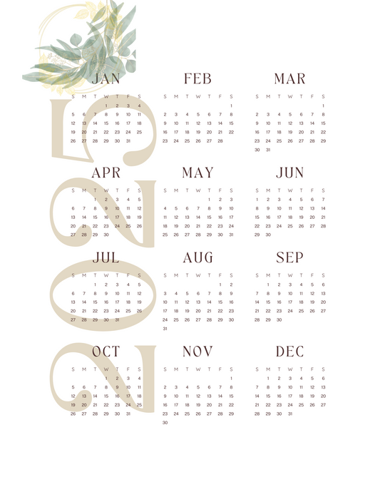 Gold Leaf Planner