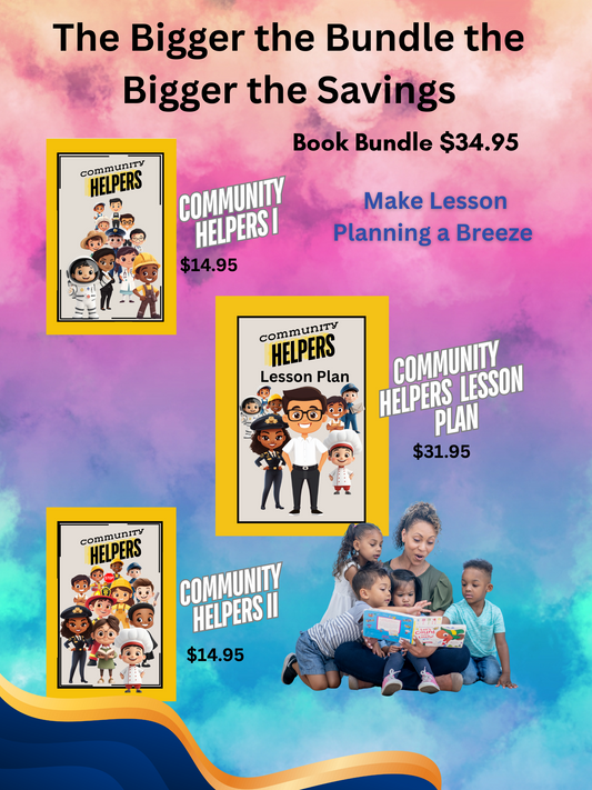 Community Helpers Lesson Plan and Theme Book Bundle Package