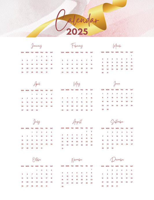 Rose Gold Planner